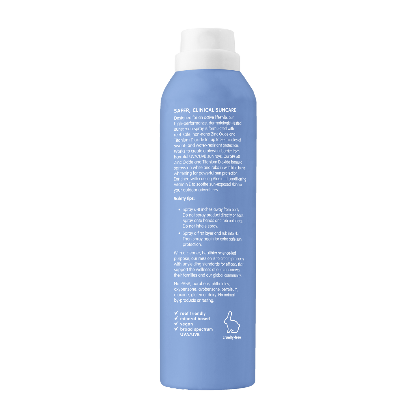Think Sport SPF 50 All Sheer Mineral Sunscreen Spray