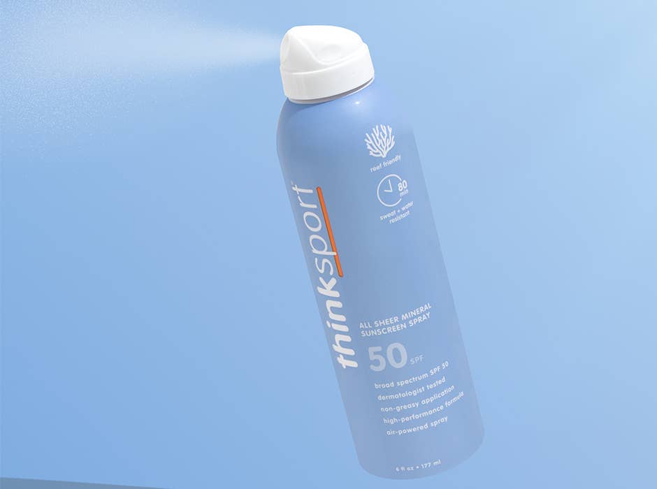 Think Sport SPF 50 All Sheer Mineral Sunscreen Spray