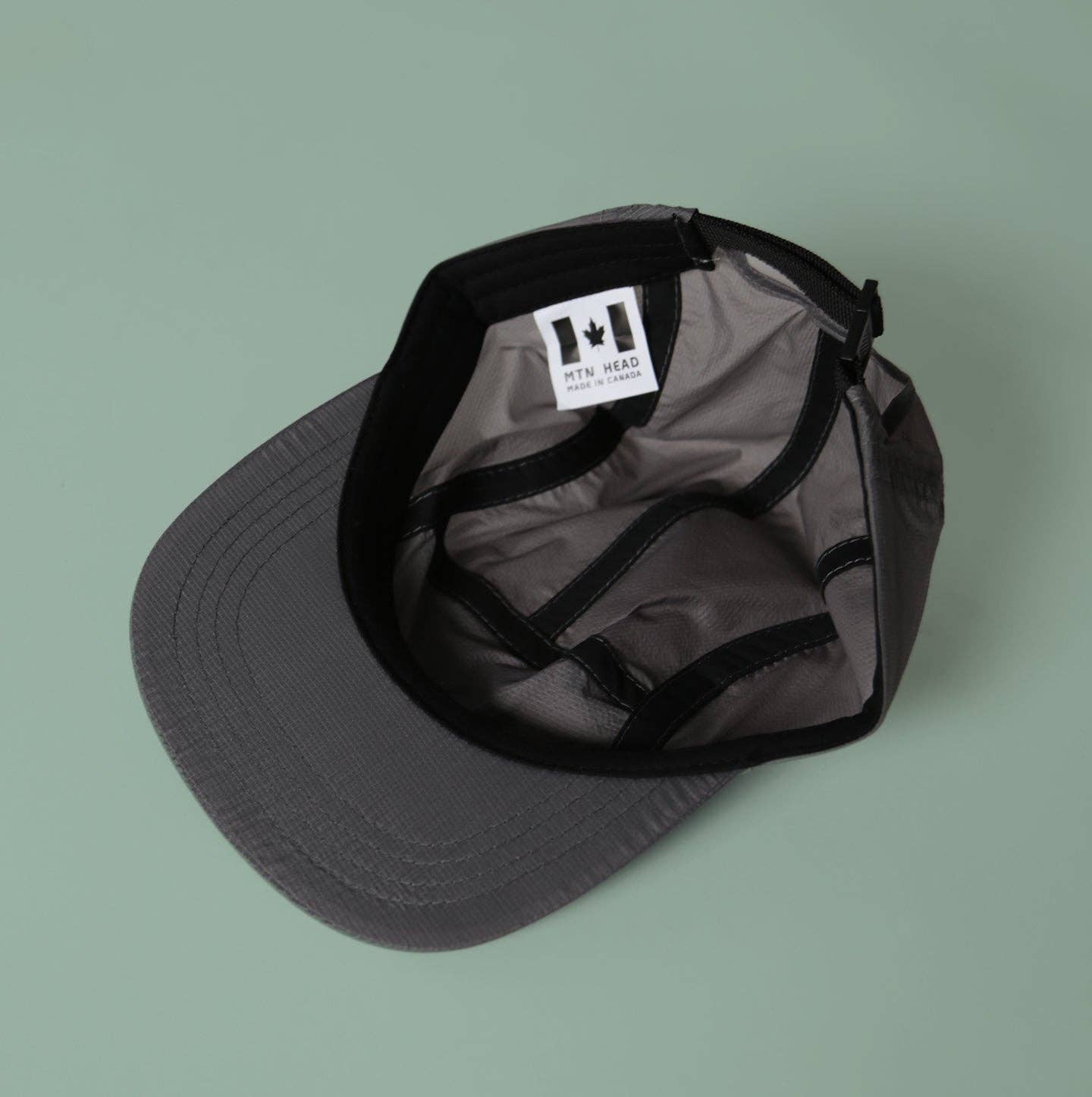 Water Repellant Camp Hat - Steel Grey Packable Ripstop