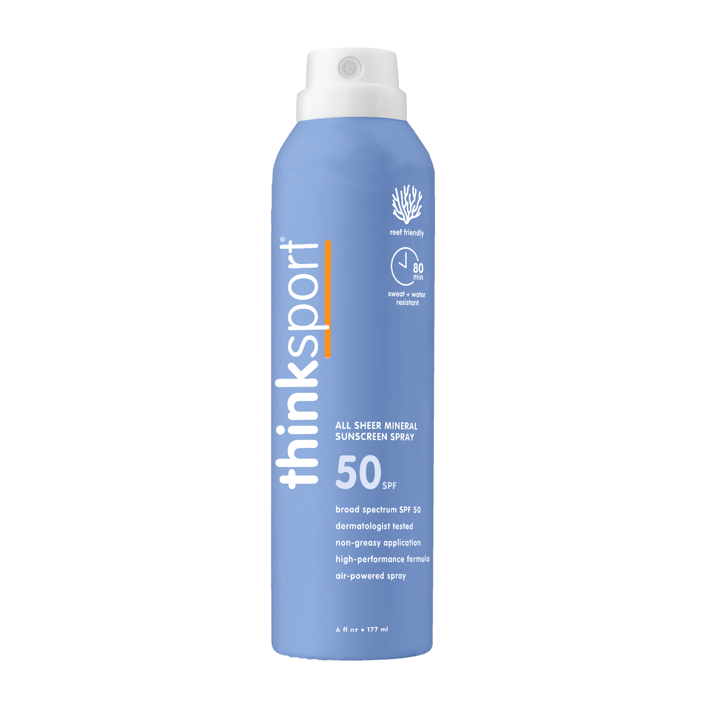 Think Sport SPF 50 All Sheer Mineral Sunscreen Spray