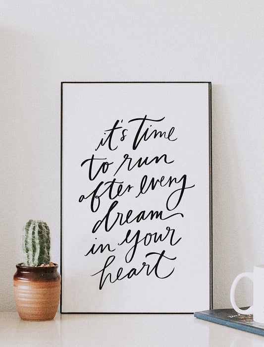 11x17 It's time to run