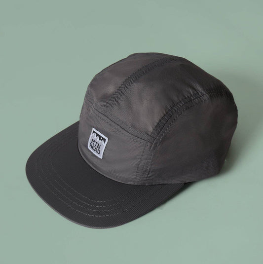 Water Repellant Camp Hat - Steel Grey Packable Ripstop