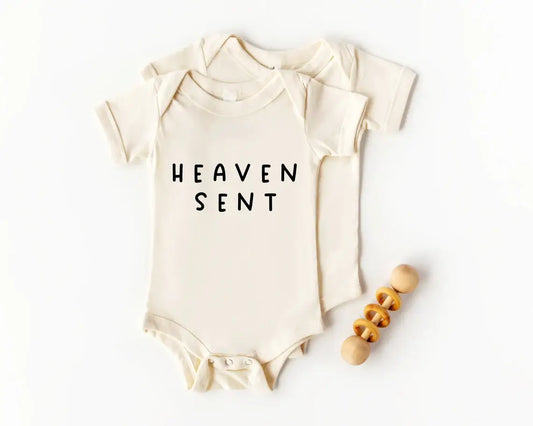 Heaven Sent Baby Bodysuit (Long & Short Sleeves)